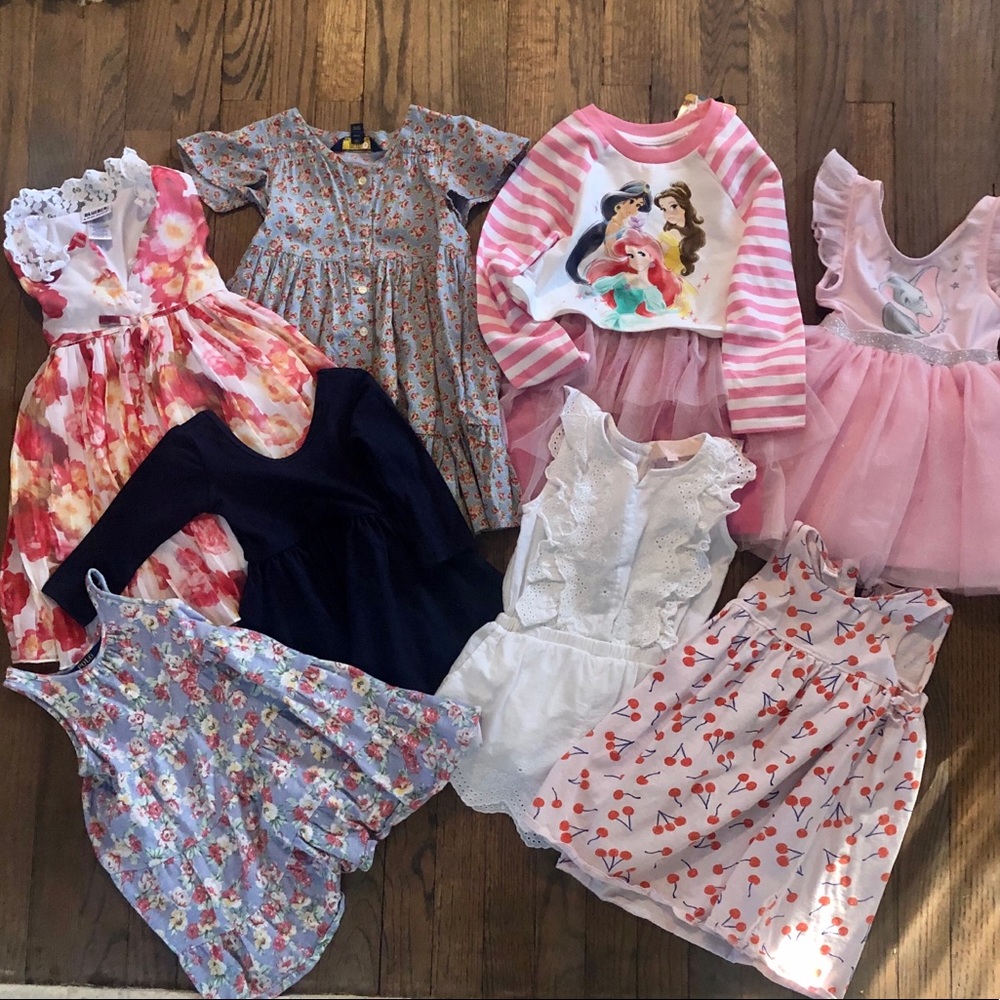 Bundle of toddler dresses